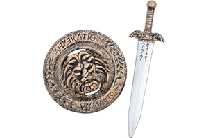 SMIFFYS Gladiator Lion Shield 49cm & Sword 48cm
