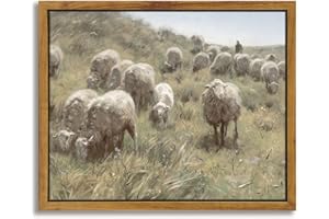 InSimSea Gerahmte Leinwand, Wandkunst, Heimdekoration, Ölgemälde auf den Dünen, eklektische Dekoration, Raumdekoration, Leinwand, Wandkunst für Schlafzimmer, Badezimmer, Wanddekoration (20x25 cm)