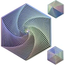 Juguete Antiestrés con Espiral, Fidget Spinner Plegable de 7 Anillos, Escultura de Giroscopio Giratorio 3D, Diseño Visual en Espiral 3D Que Alivia la Ansiedad Juguete Antiestrés con Espiral, Fidget Spinner Plegable de 7 Anillos, Escultura de Giroscopio Giratorio 3D, Diseño Visual en Espiral 3D Que Alivia la Ansiedad