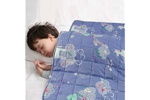 ‎RECYCO RECYCO Kinder Gewichtsdecke Einhorn 2,3kg 90x120cm Oeko-TEX Schwere Bettdecke aus Baumwolle mit Glasperlen Therapiedecke Schlafhilfe Stressabbau für Kinder und Jugendliche