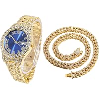 Halukakah Kinder-Diamantuhr – 18k Gold/Roségold Platiniert, Mit Funkelnden Steinen, Verstellbares Armband