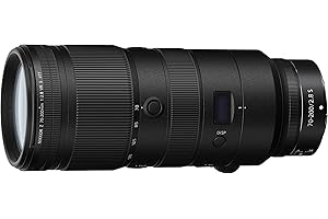 Nikon Nikkor Z 70-200mm f/2.8 VR, Teleobiettivo Zoom a Pieno Formato, FX Mirrorless, Display OLED, Trattamento Arneo, Nero, Nital Card: 4 Anni di Garanzia