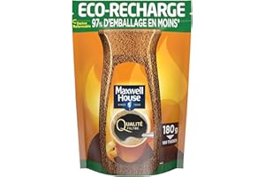 Maxwell House Grain entier Café Soluble Qualité Filtre Eco recharge 180G