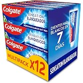 Colgate Sensation Whitening, Toothpaste, Pack 12 x 75 ml | Whitening Toothpaste with Active Microcrystals, Whitens in 7 Days,