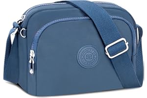 Faneam Damska torba na ramię Crossbody, nowoczesna torba na ramię, nylonowa torebka damska z regulowaną torebką kurierską, torebka na telefon komórkowy do zawieszenia, do szkoły, na podróż