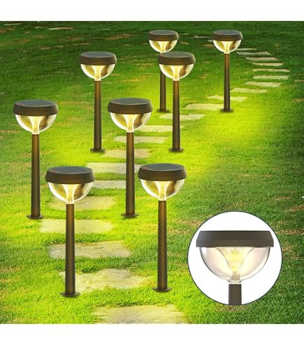 Lanterne Solari Da Esterno Ad Annaffiatoio - Luci Giardino IP65 Con Gancio Da Pastore - Foto 8