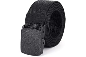 Mile High Life | Nylonowy pasek sieciowy | Zewnętrzny pas wojskowy | Bezpieczna klamra TSA Plastik/Metal