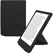 Kwmobile Schutzhülle Für Pocketbook Verse/Pro/Color & Vivlio Light/HD – Kunstleder-Cover Mit Origami-Ständer, Reise-Design