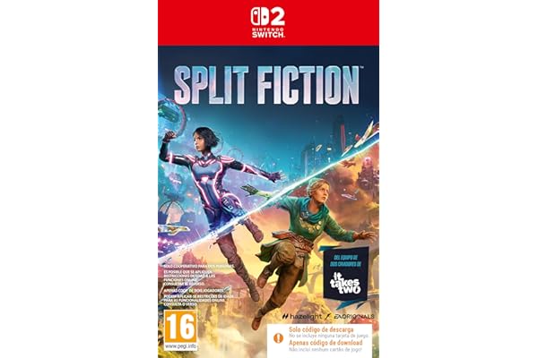 Split Fiction Switch 2 | Caja con código de descarga | Videojuegos | Castellano