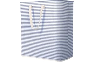 ‎LIFEWIT Lifewit 100L Wolnostojący Kosz na Pranie, Składany Wodoodporny Duży Kosz na Pranie z Łatwymi do Przenoszenia Uchwytami na Ubrania, Ręczniki, Zabawki, Niebieski