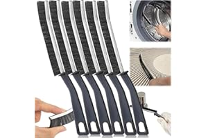 OWLFUN 6pc Crevice Cleaning Brush,2023 New Gap Cleaning Brush,Multipurpose Slit Groove Dust Brush,Deep Tile Joints Stiff Angled Bristles, Bathroom Kitchen Tile Dead Corner Cleaning (6)