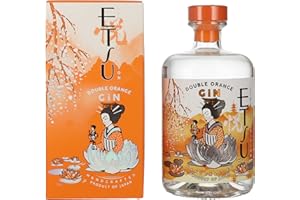 Etsu Gin Double Orange Limited Edition 43% Vol 0.7 l in Confezione Regalo