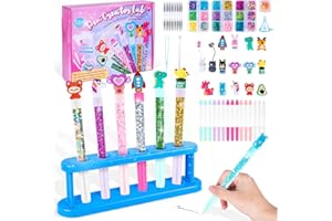 FGZU Zestaw Długopisów dla Dzieci, Spersonalizowany Zestaw Długopisów DIY z ponad 55+ Akcesoriami, Kreatywne Rękodzieło dla Dzieci, Zabawkowe Prezenty dla Dziewczynek i Chłopców w Wieku 4-12 lat