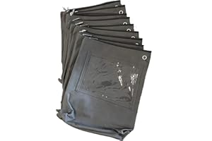 CECONCEPT Monetique SACC10 Lot de 10 Sacs de caisse 230 x 280 mm