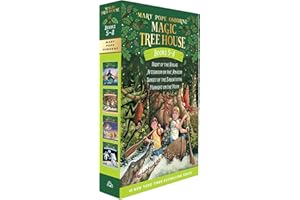 Magic Tree House Books 5-8 Boxed Set: Night of the Ninjas / Afternoon on the Amazon / Sunset of the Sabertooth / Midnight on the Moon
