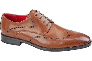 Charles Southwell Mens Stylish Lace-up Brogue Formal, Wedding, Work, Casual, Dress Shoes Sizes 6-12