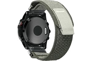 torbollo Watch Band Compatible con Garmin, Correa deportiva tejida para fēnix/Forerunner/Approach/MARQ/quatix/D2 Series Correa de repuesto robusta para hombre.