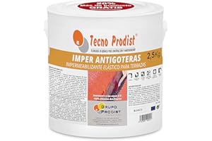 IMPER ANTIGOTERAS DE TECNO PRODIST - (2,5 Kg BLANCO) - Impermeabilizante elástico para terrazas - caucho - impermeabilización y rehabilitacion