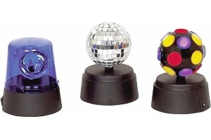 ELECTROVISION Cheetah G017KA Funki Party Set with Mini Disco Lights