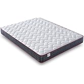 NATURELITS Mattress 90 x 190 Double Sided Viscoelastic Winter/Summer, Medium Firmness MemorySens. Adaptable, Hygienic and Bre