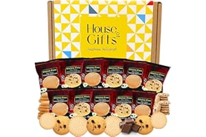 HOUSE OF GIFTS Gluten Free Biscuits Hamper Shortbread Snacks Gift Box Set For Her or Him | 11 packs of 2 (22 Biscuits total) The Celiac Gift of Choice for Birthdays or special occasions.