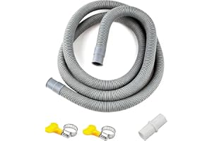 Ablaufschlauch Verlängerung, 0.5/1/1.5/2/2.5/3/4/5/6/7M, Abwasserschlauch Spülmaschine, Ab