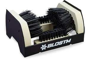 BLOSTM Pulisci Scarpe da Esterno - Spazzola Scarpe in Metallo con Setole Rigide a Togliere Terra e Fango - Raschietto Universale Spazzola per Scarpe e Stivali