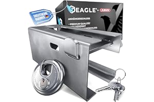 Deagle® Lucchetto per rimorchio + ABUS Diskus + zincatura di alta qualità + protezione ottimale in qualsiasi condizione atmosferica