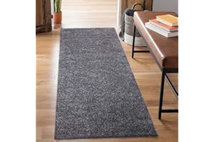 carpet city Alfombra Shaggy de pelo alto, 80 x 300 cm, antracita, de pelo largo, moderna, mullida y suave, decoración para dormitorio