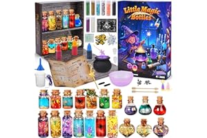 UCAMP Kreatywny Prezent Diy Dla Dzieci,Zestaw do Robienia Magicznych EliksiróW,Butelki Z Magicznymi Eliksirami,Zabawki do Majsterkowania,Prezenty śWiąTeczne Dla Dzieci