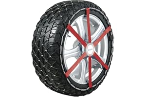 Michelin 92302 Cadenas de nieve de tela para coche (compatible con ABS y ESP, certificado TÜV/GS y ÖNORM), Easy Grip J11, 2 p
