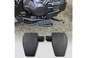 Midimttop Motorrad Billet Breite Fußrasten Pedale Fußstütze Vergrößern Fußrasten Replacement for CMX1100 REBEL1100 CMX 1100 REBEL 1100 2021 20222 023 2024 Zubehör (Schwarz)