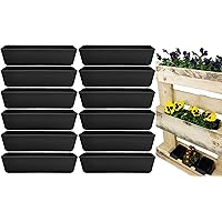 My-goodbuy24 Pflanzkasten für Paletten - 12er Set Einsatz Kunststoff - Blumenkästen Einsatz für Europlatten Deko Garten…