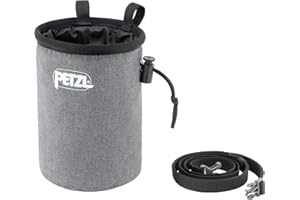 PETZL Unisex_Adult bandi Magnesium Bag, Gray, standard size
