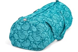 Bodhi Maharaja Collection Hot Yoga Bag, Yoga Natural Cotton Shoulder Bag with Waterproof Lining/Messenger Bag with Naßfach