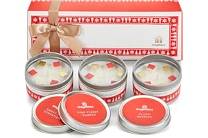 THEGIFTBOX Christmas Scented Candle Gift Set for Her – Perfect Festive Gift for Mum and Women