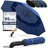 Folding Umbrella with Waterproof Teflon - Automatic Open and Close with 9 Ribs Windproof up to 140 km/h - Sturdy Small Lightw
