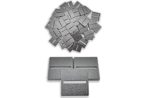 HOBBY HEAVEN BY HOBBYISTS. FOR HOBBYISTS. Hobby Heaven 25mm Square Parallel Slotted Wargaming Plastic Bases (50pcs)