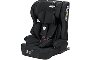 Nania Siège auto enfant isofix Lima I-size 76-150cm -Groupe 1/2/3 de 9 à 36 kg, 15 mois à 12 ans, Têtière ajustable, Harnais de sécurité 5 points, Housse amovible,Fixation Isofix