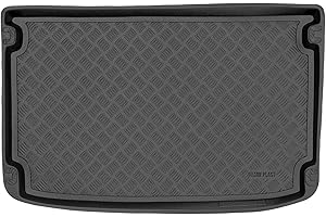 SMK Kofferraum schutzmatte Kofferraummatte passt für Kia Stonic ab 2017 Strapazierfähige Kofferraummatte für alle Jahreszeiten, die vor Schmutz und Dreck schützt