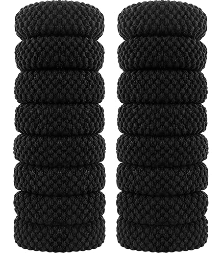 Dessous De Plat Pliables En Silicone - Lot De 4 Noirs - Résistants à La Chaleur Jusqu'à 240°C - Anti-dérapants