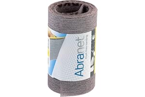 Mirka Abranet rollo de lijado neto 115 mm x 2,5 m cierre adhesivo/grano P180 / 1 rollo/para lijar madera, masilla, barniz, plástico / AE555F0118