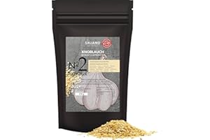 ‎SALIAMO 250g Knoblauch getrocknet und grob gehackt, 2-4mm, Knoblauch