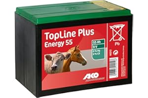 Kerbl AKO Batería 9 V 55 Ah Topline Plus Energy 55