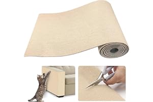EYELEAF Selbstklebende Kratzschutzmatte für Sofa & Wand, 40x200 cm kratzschutz Sofa Katze - Trimmbarer Schutz gegen Katzenkratzer Couch Schutz von DIY Krallen Katzenteppich