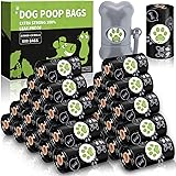 NCKIHRKK 600 Pezzi Sacchetti Cane Cacca, a base di Amido di Mais Biologico, 22 x 30 cm, Sacchetti per Bisogni dei Cani con Di