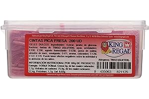 KINGREGAL King Regal Cintas Pica Fresa - estuche 200 unidades