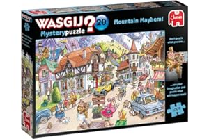 Jumbo, Wasgij Mystery 20 - Mountain Mayhem, Jigsaw Puzzles for Adults, 1000 Piece