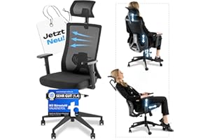 ‎VALKENSTOL VALKENSTOL M3 Komfort Bürostuhl Ergonomisch - Schreibtischstuhl Bürostühle Ergonomischer Bürostuhl PC Stuhl Drehstuhl Office Chair Ergonomic