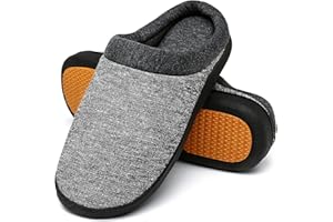 Mishansha Damskie męskie kapcie zimowe ciepłe kapcie z pamięcią kształtu Memory Foam, pantofle antypoślizgowe